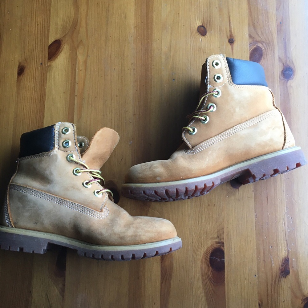 Timberland boots.